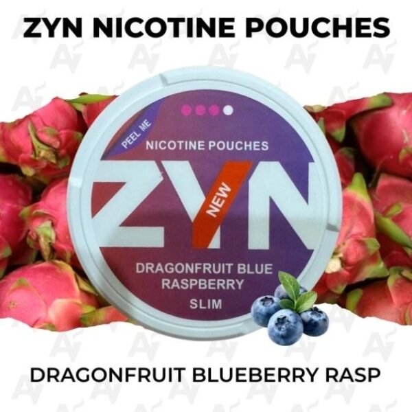 Zyn Nicotine Pouches – Dragonfruit Blueberry Rasp