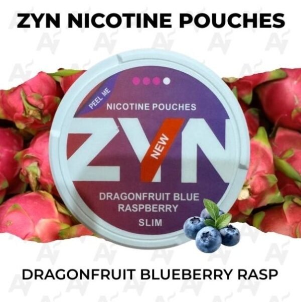 Zyn Nicotine Pouches – Dragonfruit Blueberry Rasp