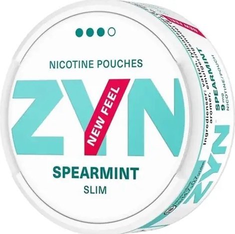 Zyn Nicotine Pouches – Spearmint 9mg