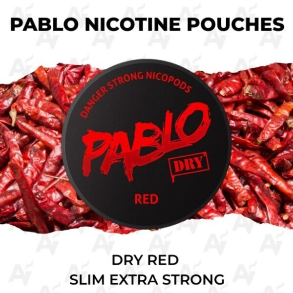 PABLO Nicotine Pouches – Dry Red 30 mg
