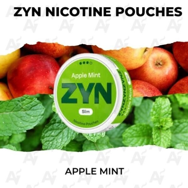 ZYN Apple Mint – 9 mg – Slim Strong Nicotine Pouches