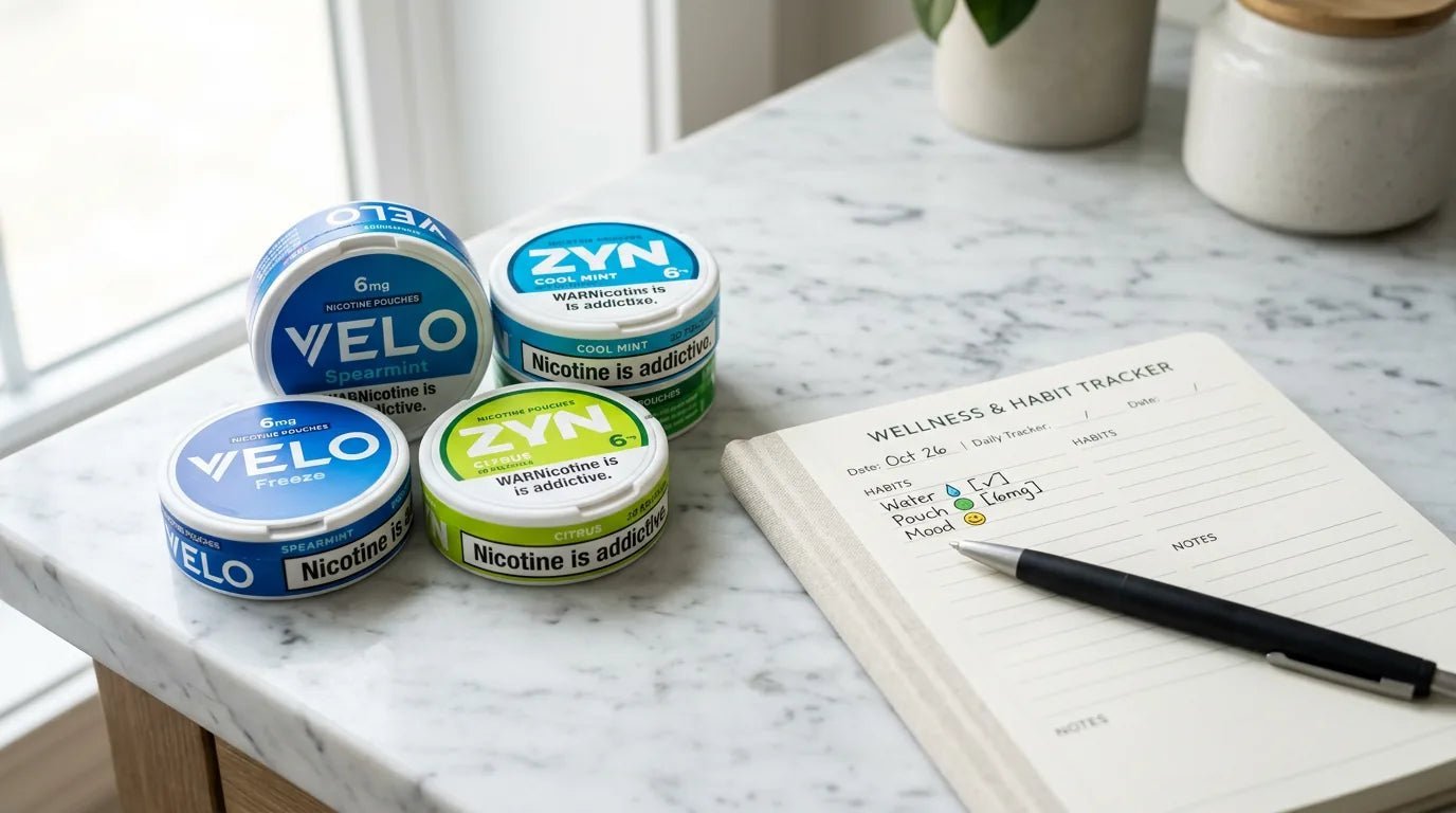High-resolution product banner displaying premium European nicotine pouches.