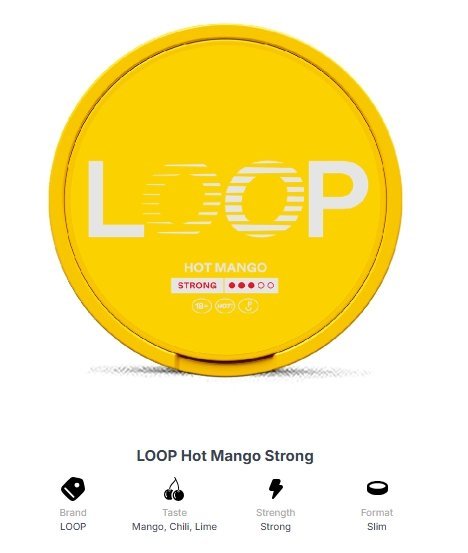 LOOP - Hot Mango Strong 8.6mg