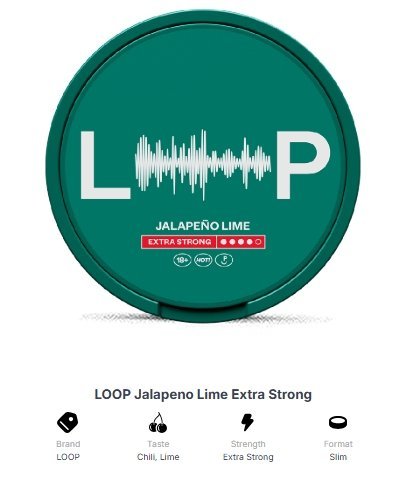 LOOP -Jalapeno Lime Extra Strong 11.5 mg