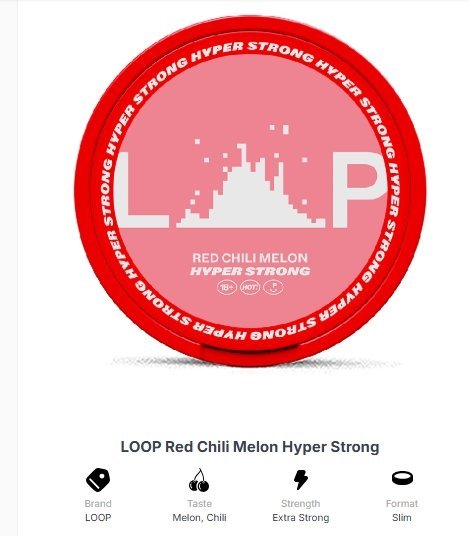 LOOP - Red Chili Melon Hyper Strong 15.6mg
