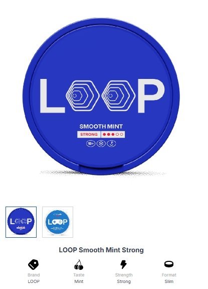 LOOP - Smooth Mint Strong 9.4mg