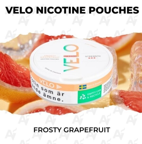 VELO Nicotine Pouches – Frosty Grapefruit 14 mg