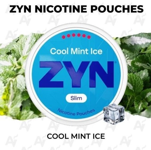 Zyn Nicotine Pouches – Cool Mint Ice 12.5mg