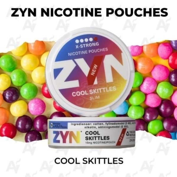 Zyn Nicotine Pouches – Cool Skittles 15 mg
