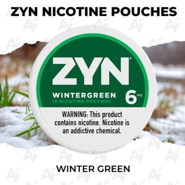 Zyn Nicotine Pouches – Winter Green 6mg